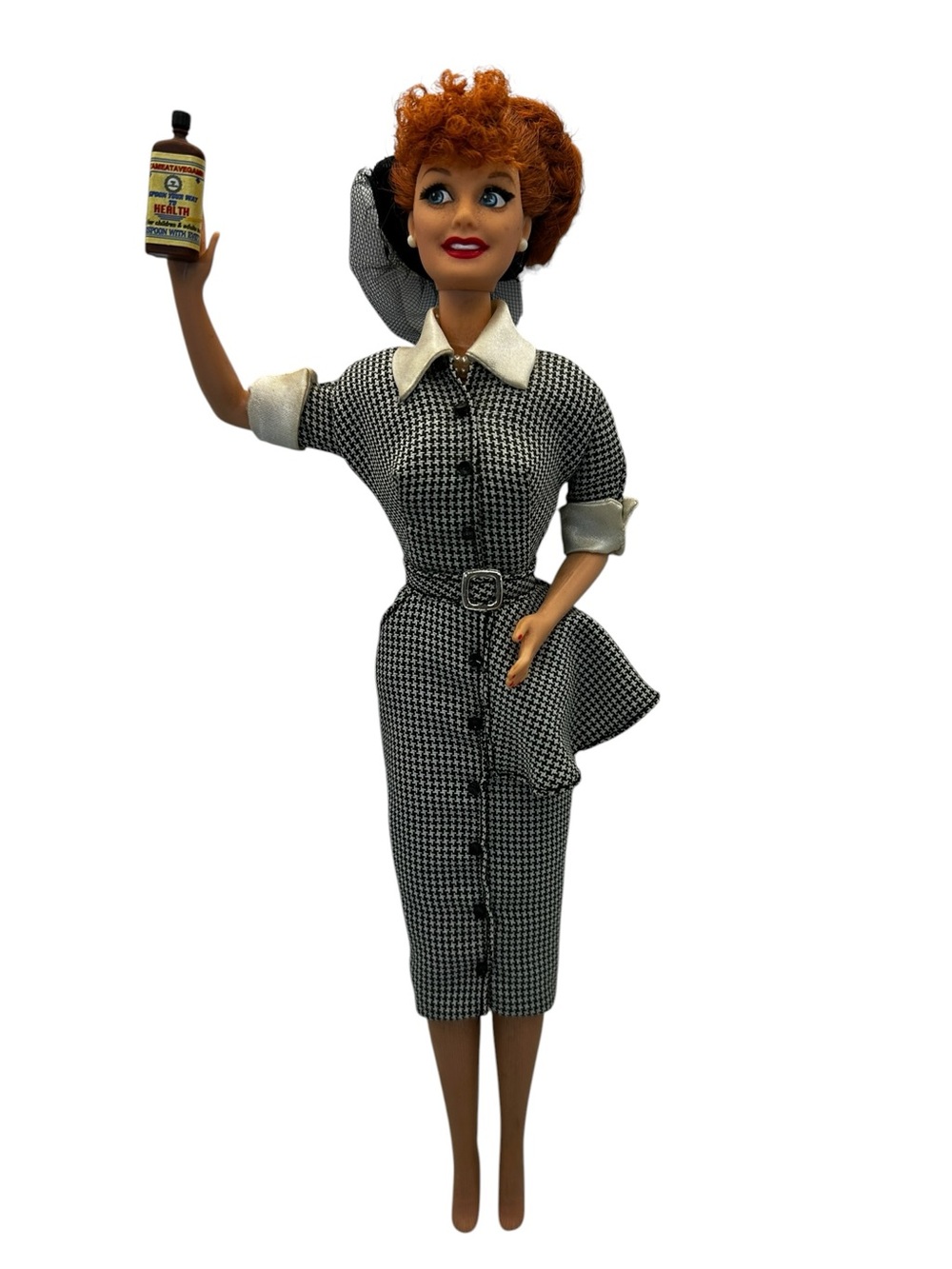 Barbie I Love Lucy Lucy Ricardo Vitameatavegamin Doll Mattel Red Hair TV